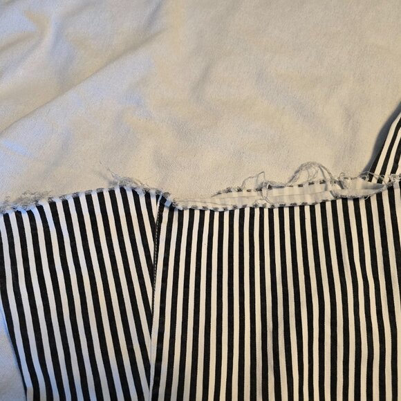 Blank Paige M Medium Womens Super Fit & Flare Raw Hem Jeans GUC Denim Collection - Picture 10 of 16